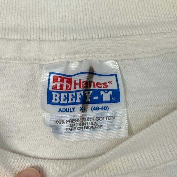 VTG 1994 Hanes Beefy TShirt Mens XL Duck Nature Wildlife 2 Sided Graphic USA - Picture 4 of 11